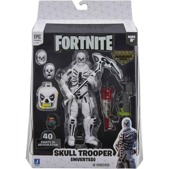 Imagem de Boneco Skin Patrulheiro Caveira (Invertido) 15cm - Fortnite