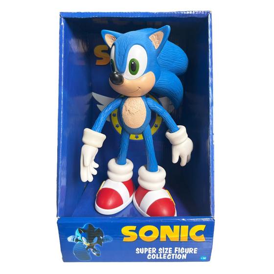 Boneco Sonic Grande Brinquedo Original Articulado 28cm Caixa - TOYSMART ...