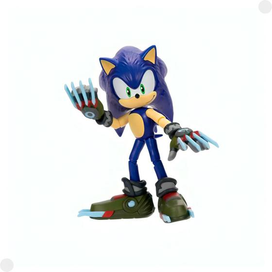 Imagem de Boneco Sonic Prime Boscage Me Articulável 004243 - Sunny