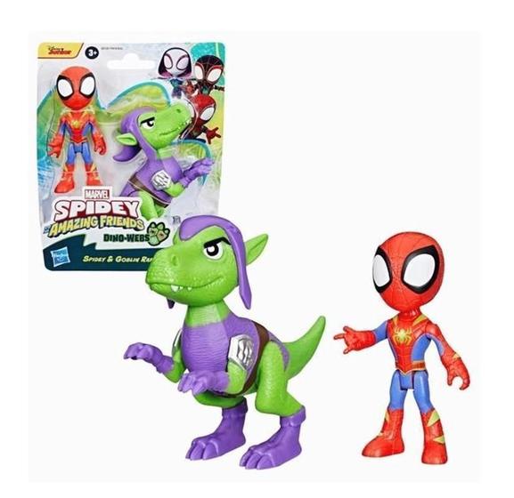 Imagem de Boneco Spidey E Goblin Raptor Dino-Webs - Hasbro G0120