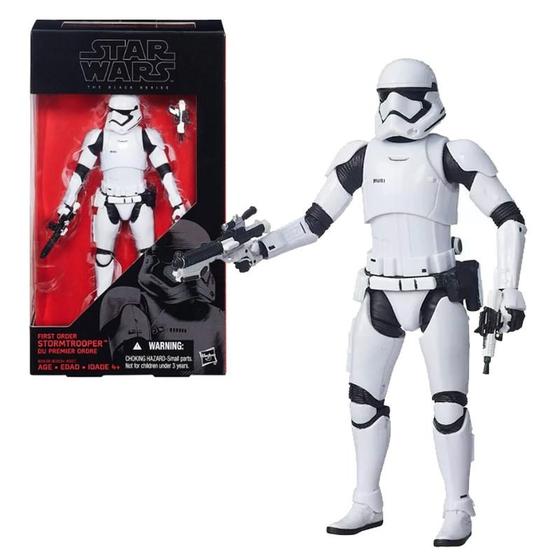 Imagem de Boneco Star Wars Black Series First Order Stormtrooper 15cm 6 polegadas Hasbro