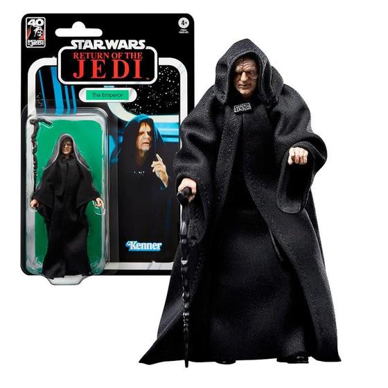 Imagem de Boneco Star Wars Black Series The Emperor Palpatine Darth Sidious Return of the Jedi 15cm 6 polegadas Hasbro