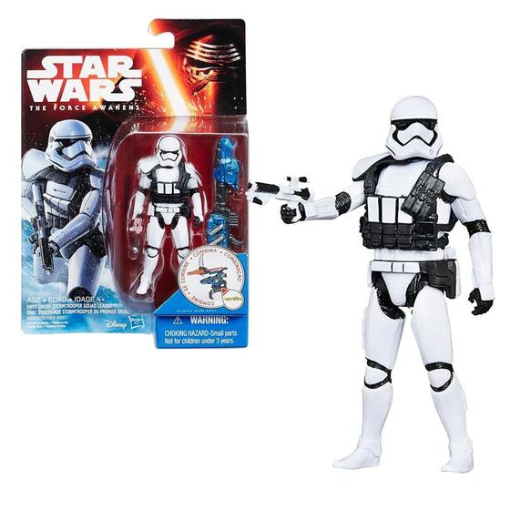 Imagem de Boneco Star Wars First Order Stormtrooper Squad Leader 10cm 3.75 vintage collection The Force Awakens Hasbro