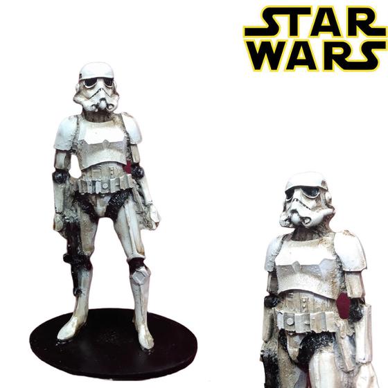 Imagem de Boneco Star Wars Soldado Clone Storm Trooper 20cm Em Resina