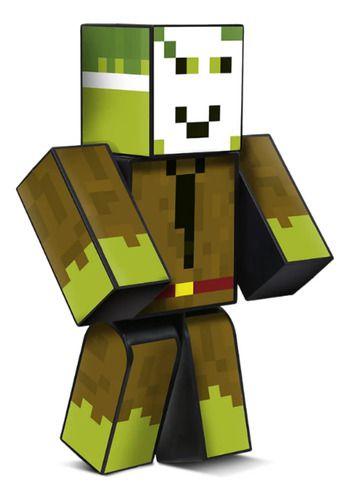 Imagem de Boneco Stick Minecraft 25 Cm Turma Do Problems Algazarra