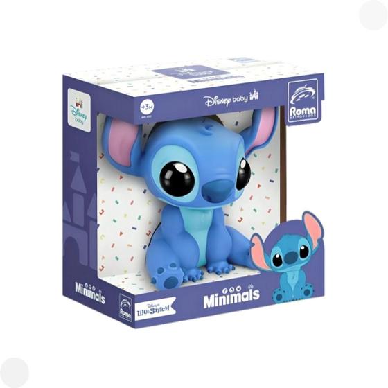 Boneco Stitch Vinil Coleção Minimals Disney Baby 5757 - Roma Menor preço em Boneco Stitch Vinil Coleção Minimals Disney Baby 5757 - Roma
