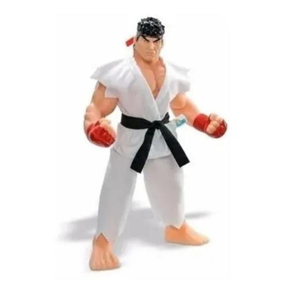 Imagem de Boneco Street Fighter Colecionável Brinquedo 30cm Ken e Ryu
