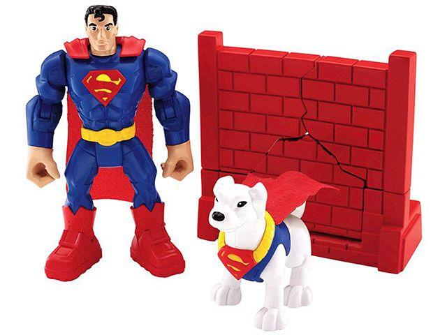 Imagem de Boneco Super Friends Superman e Krypto