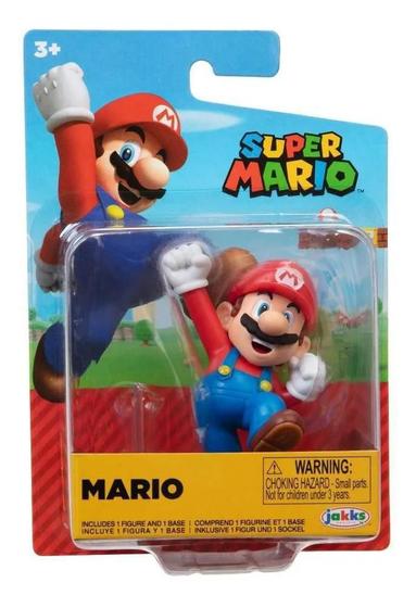 Imagem de Boneco Super Mario - 2.5 Polegadas Colecionável - Mario