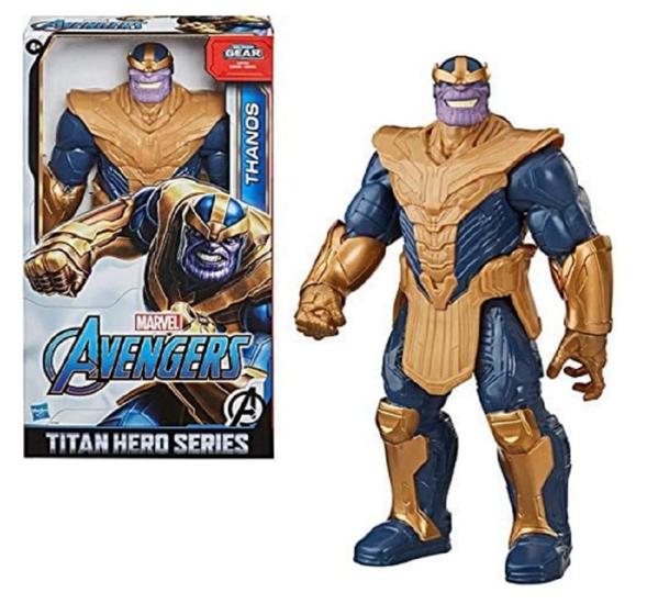 Imagem de Boneco Thanos Articulado Titan Hero Blast Gear Deluxe Avengers - Hasbro