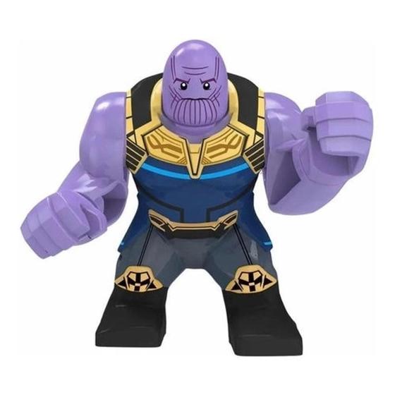 Imagem de Boneco Thanos Com Espada Big Em Bloco