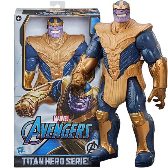 Imagem de Boneco Thanos Titan Hero Vingadores Original Marvel Hasbro