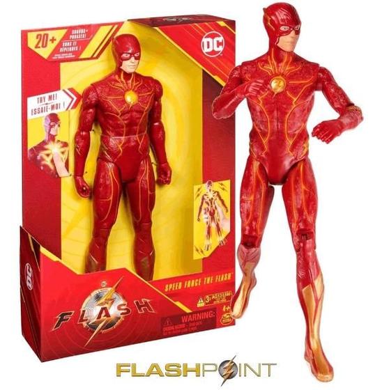 Imagem de Boneco The Flash Eletrônico Com Som E Luz Sunny 3414