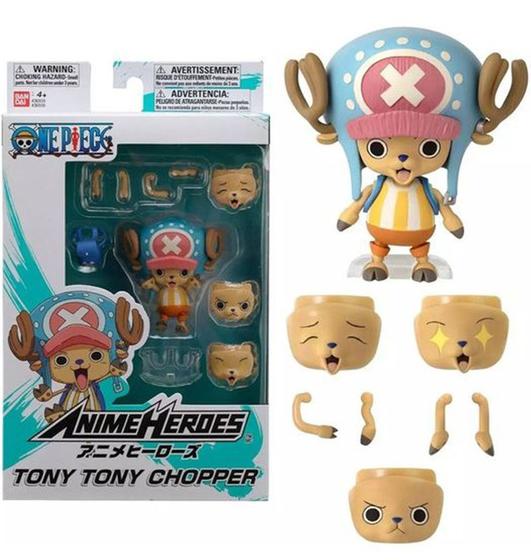 Boneco Tony Tony Chopper Articulado Com Acessórios One Piece Bandai ...