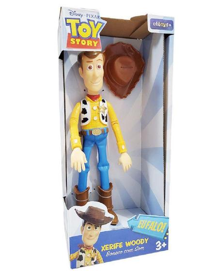 Imagem de Boneco Toy Story - Woody Xerife - Com som ETILUX - Etitoys