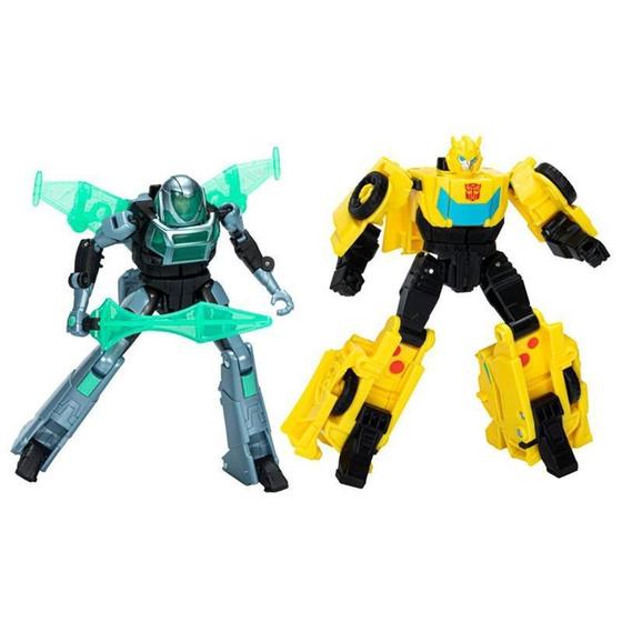 Imagem de Boneco Transformers Cybercombiner Earthspark F8439 - Hasbro