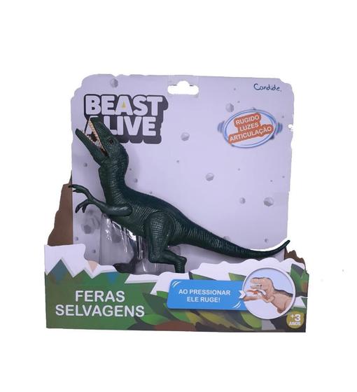 Imagem de Boneco Velociraptor Feras Selvagens Beast Alive Candide