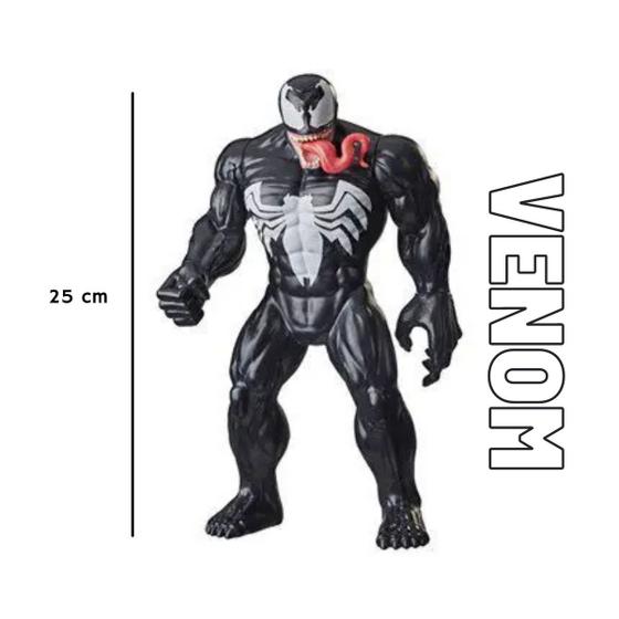 Imagem de Boneco Venom Marvel Olympus 25cm Articulado 4+ F0995 Hasbro