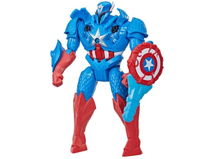 Imagem de Boneco Vingadores Força Mech - Marvel Capitão América 20cm Hasbro