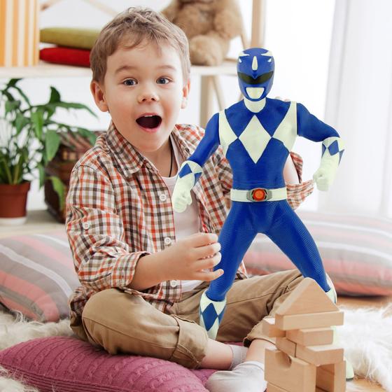 Imagem de Boneco vinil gigante Power Rangers 45 cm Azul