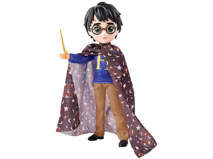 Imagem de Boneco Wizarding World Set de Luxo Harry Potter - 19cm com Acessórios Sunny Brinquedos