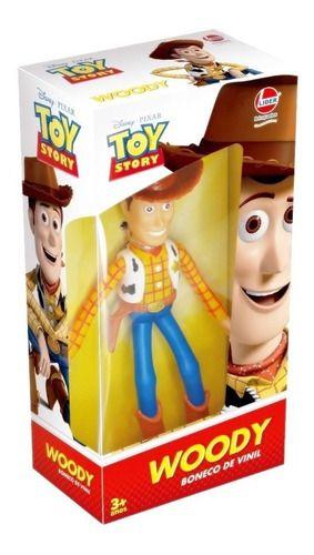 Imagem de Boneco Woody Toy Story Disney Vinil Articulado Brinquedo