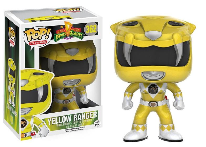 Imagem de Boneco Yellow Ranger 362 Power Rangers Funko Pop