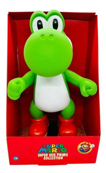 Imagem de Boneco Yoshi Articulável 23cm Action Figure Colecionável Infantil Vinil Brinquedo