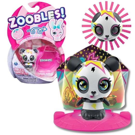 Boneco Zoobles - Figura Bam Bae Panda e Acessório - Sunny - Spin Master ...