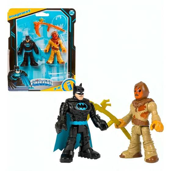 Imagem de Bonecos Batman E Espantalho Dc Super Friends M5645W - Mattel