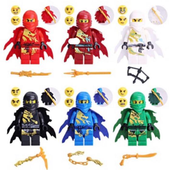 Imagem de Bonecos Blocos De Montar Ninjago Super Dragon Capa