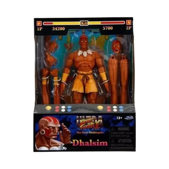 Ultra Rue de Combat II Dhalsim 15.2cm Figurine Jada 253252030 34220