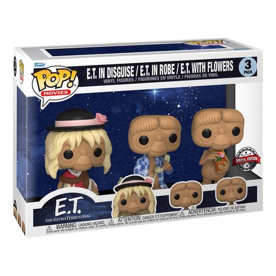 Imagem de Bonecos de vinil Funko Pop! Movies E.T. 40th, edição de 3 pacotes