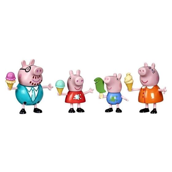 Imagem de Bonecos Dia De Sorvete Com A Família Pig Hasbro - F3762