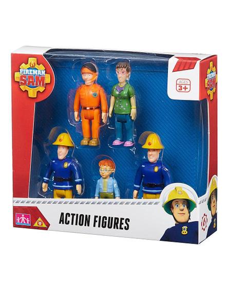 Imagem de Bonecos Fireman Sam - Conjunto com 5 Personagens