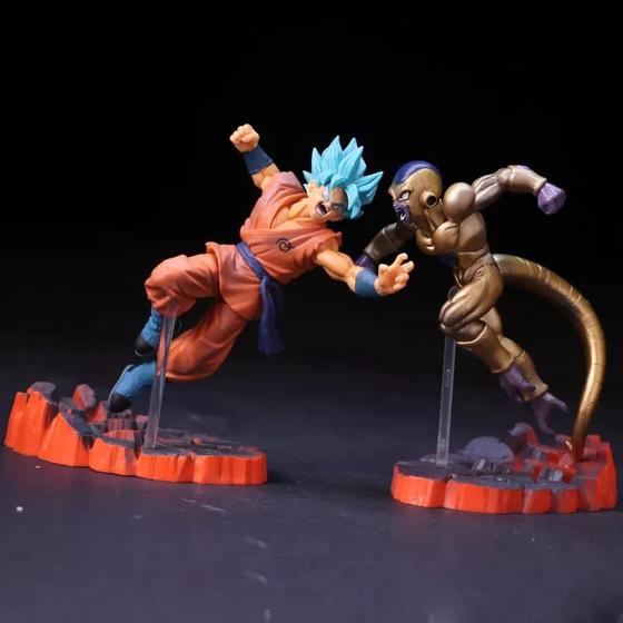 Bonecos Goku E Frieza Dragon Ball Z Super Action Figure Estatuetas