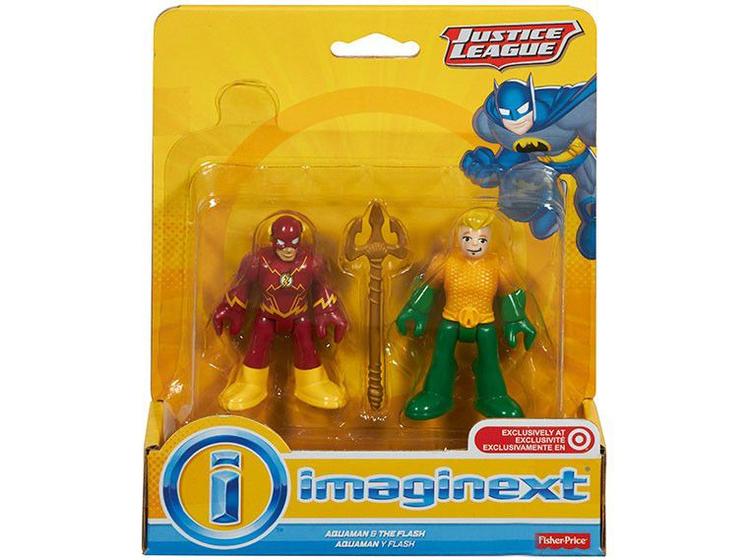 Imagem de Bonecos Imaginext Liga da Justiça Aquaman e Flash