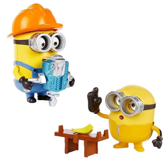 Imagem de Bonecos Infantis Minions Dave E Bob - Mattel