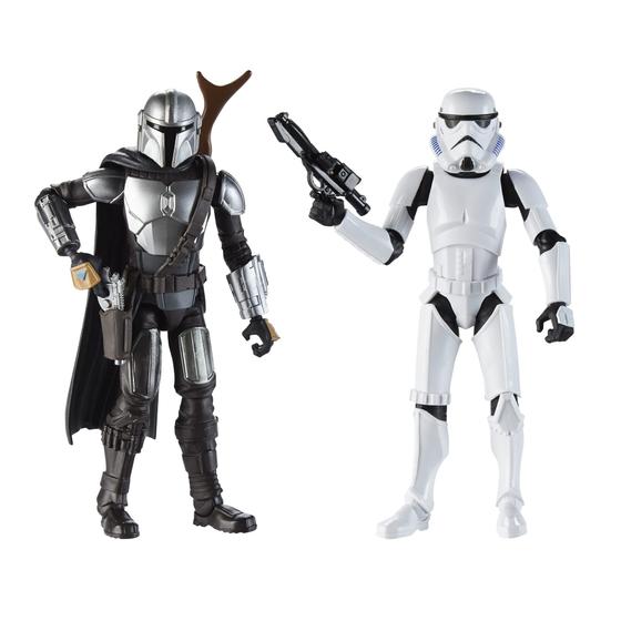 Imagem de Bonecos Mandalorian Star Wars - 2 Pack com Acessórios - 10cm - Para Crianças Acima de 4 Anos