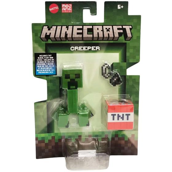 Imagem de Bonecos Minecraft Com Acessórios GTP08 7/11 CM Mattel