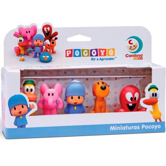 Imagem de Bonecos miniaturas pocoyo cardoso