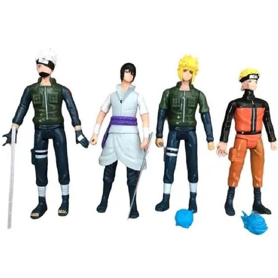 Imagem de Bonecos Naruto Kit 4 personagens