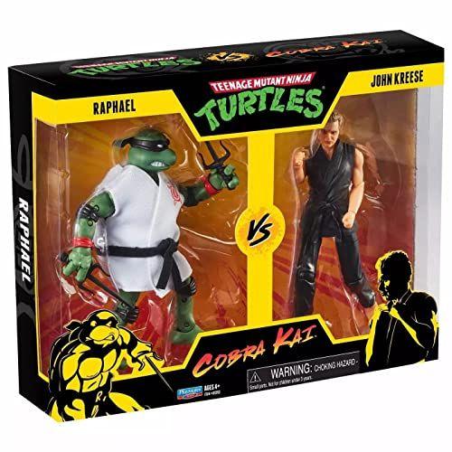 Imagem de Bonecos Ninja Turtles vs. Cobra Kai Raph vs. John Kreese 2 Pack