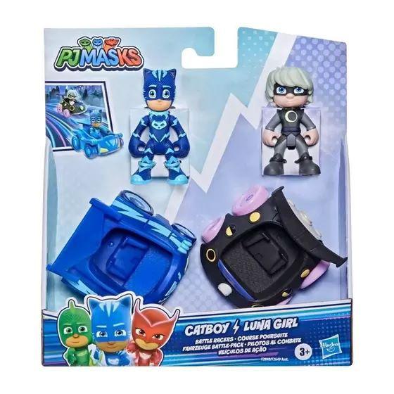 Imagem de Bonecos PJ Masks Menino Gato e Garota Lunar com Veículos F2840 Hasbro