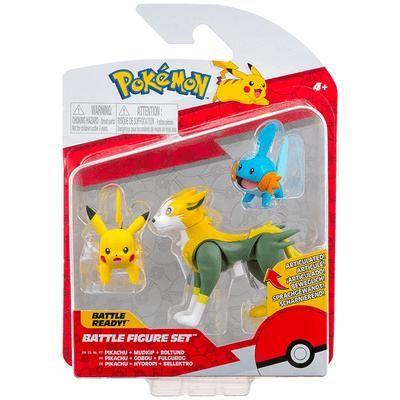 Imagem de Bonecos - Pokemon Battle - Pikachu - Mudkip - Boltund SUNNY BRINQUEDOS