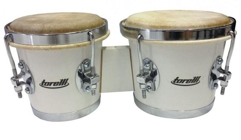 Imagem de Bongo Torelli Branco 7x8 Com Pele Animal Tb011