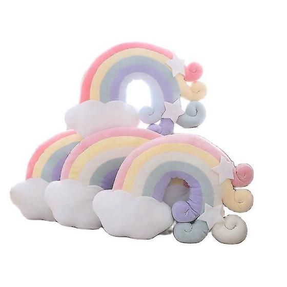 Imagem de Bonito sol fluff arco-íris dormir travesseiro macio presente de aniversário De