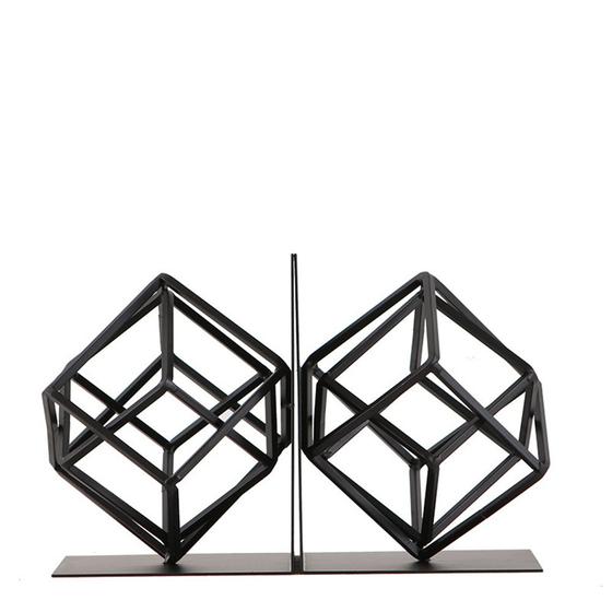 Imagem de Bookends do Escritório de Geometria Criativa Nórdica, Ferro Decorativo