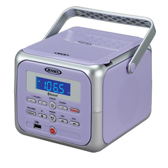 Imagem de Boombox Portátil Jensen CD-660 Lavender - Leitor de CD Estéreo