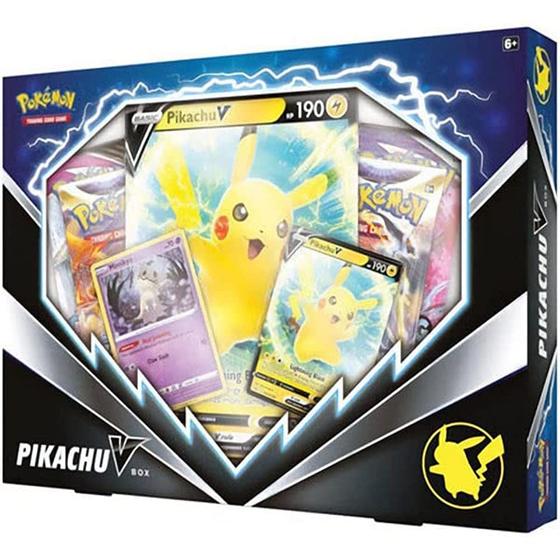 Imagem de Booster Box Pokémon TCG Pikachu V - 4 Pacotes de Reforço